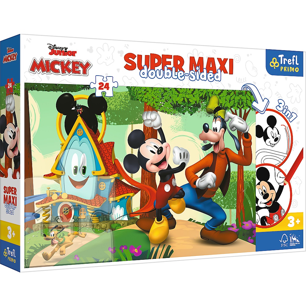 TREFL 24PC JIGSAW MICKEYS FUN HS (41012)